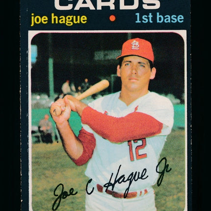 1971 OPC Baseball #96 Joe Hague NM c04526