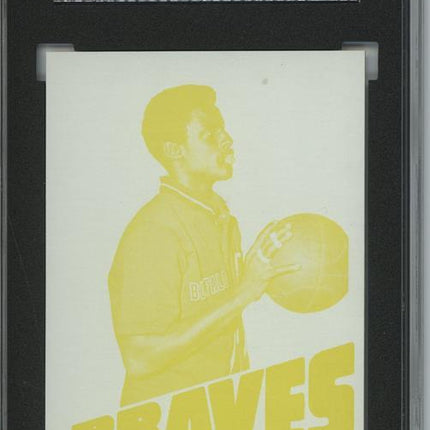 1972 Topps #39 Mike Davis 9 card progressive proof. 5a