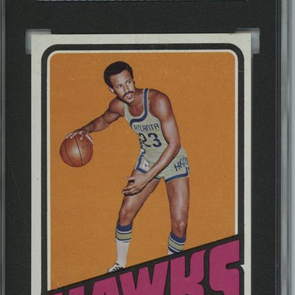 1972 Topps #130 Lou Hudson 9 card progressive proof. 6a