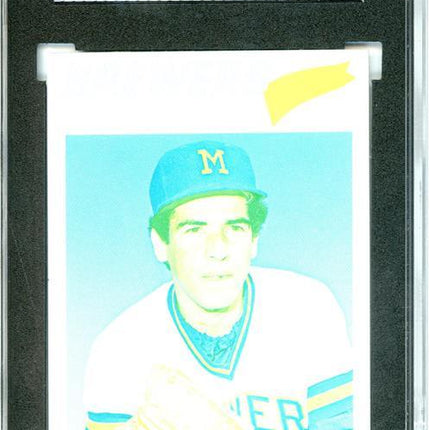 1977 Topps #528 Bill Castro 9 card progressive proof. 4a