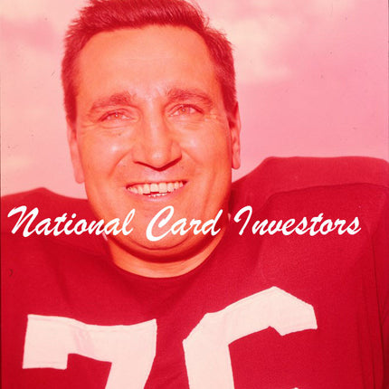 Late 1950's Lou Groza Topps Original Transparencies(2) Browns w/envelope tp00062