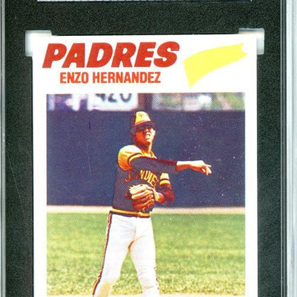 1977 Topps #522 Enzo Hernandez 9 card progressive proof. 16a