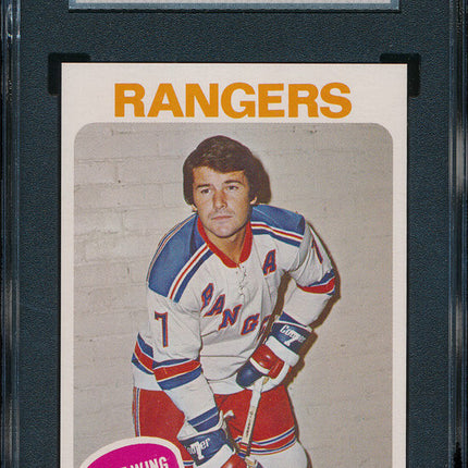 1975/76 Topps Hockey #225 Rod Gilbert 11 Card Progressive Proof 75THC09
