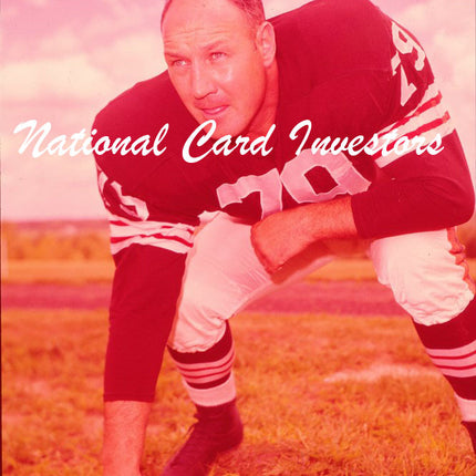 1950's Bob Gain Topps Original Transparencies (3) Browns w/envelope tp00030