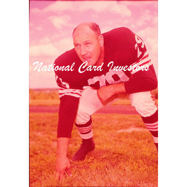 1950's Bob Gain Topps Original Transparencies (3) Browns w/envelope tp00030