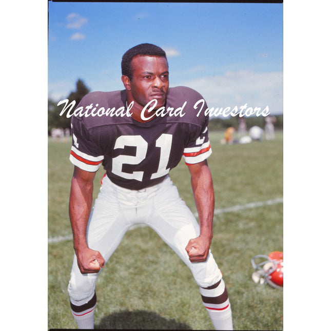 1970 Dean Brown Topps Original Transparencies (4) Browns w/envelope tp00014