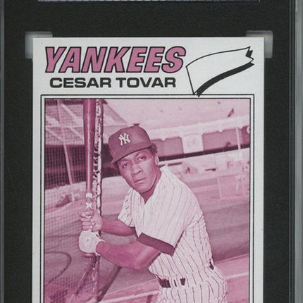 1977 Topps #408 Cesar Tovar 9 card progressive proof. 40a