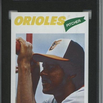 1977 Topps #162 Mike Cuellar 9 card progressive proof. 51a