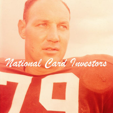 1950's Bob Gain Topps Original Transparencies (5) Browns w/envelope tp00023