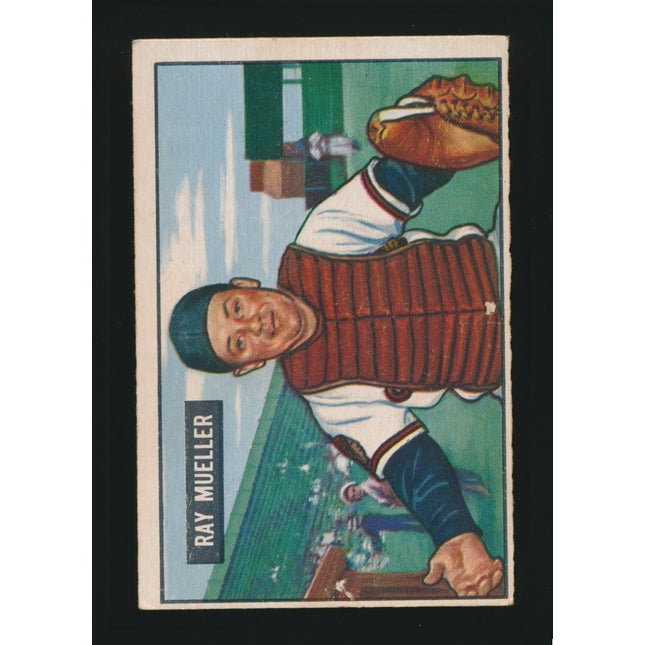 1951 Bowman Baseball #313 Ray Mueller (Ex) c05217