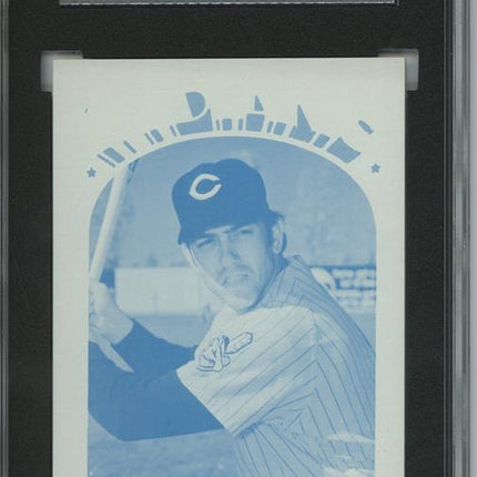 1972 Topps #470 Ray Fosse 7 card progressive proof. 12a