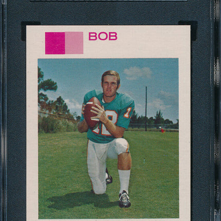 1973 Topps FB 8 Card Progressive Proof #295 Bob Griese 73TFB03