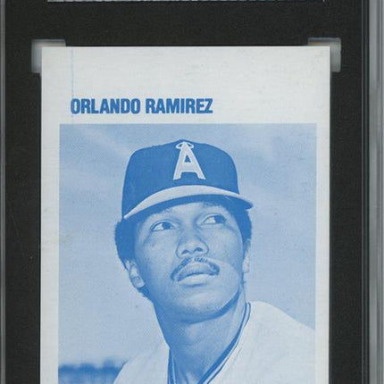 1977 Topps #131 Orlando Ramirez 9 card progressive proof. 61a