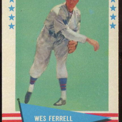 1961 Fleer Baseball #26 Wes Ferrell NM++ c00491