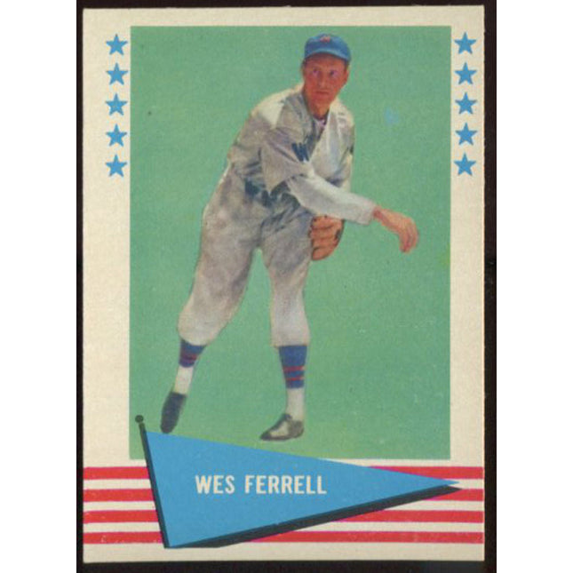1961 Fleer Baseball #26 Wes Ferrell NM++ c00491