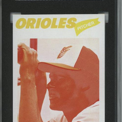 1977 Topps #162 Mike Cuellar 9 card progressive proof. 51a