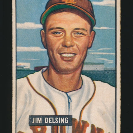 1951 Bowman Baseball #279 Jim Delsing (Ex+) c05200