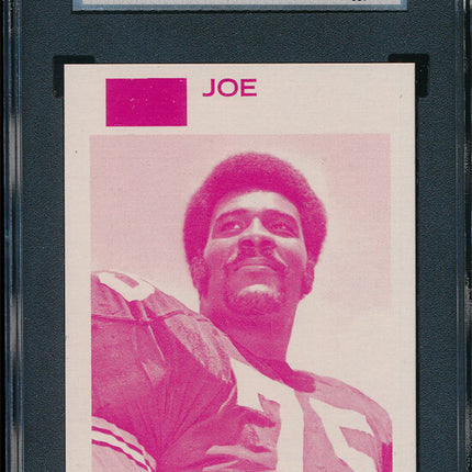 1973 Topps FB 8 Card Progressive Proof #280 Joe Greene 73TFB11