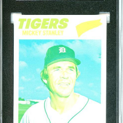 1977 Topps #533 Mickey Stanley 9 card progressive proof. 10a