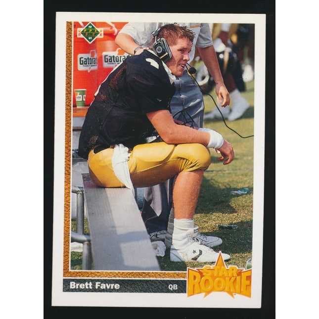 1991 Upper Deck Football #13 Brett Favre NMMT c04026