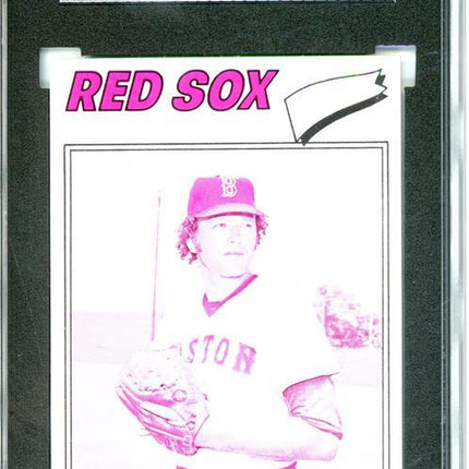 1977 Topps #532 Jim Willoughby 9 card progressive proof. 6a