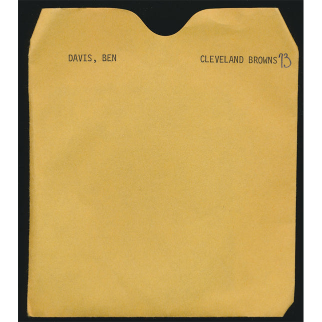 1973 Ben Davis Topps Original Transparencies (4) Browns w/envelope tp00036