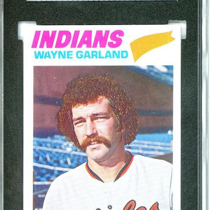 1977 Topps #33 Wayne Garland 9 card progressive proof. un-issued image. 15a