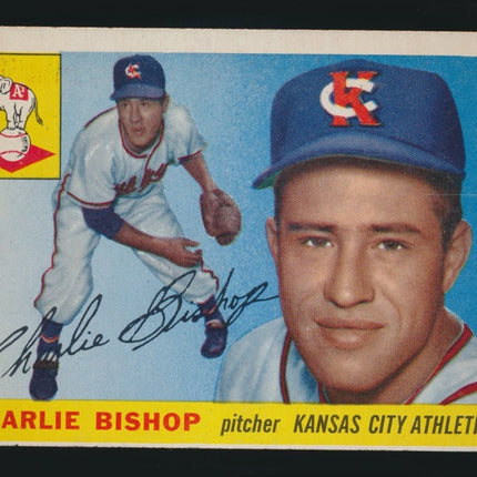 1955 Topps Baseball #96 Charlie Bishop Ex++ c05399