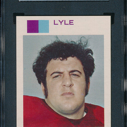 1973 Topps FB 8 Card Progressive Proof #312 Lyle Alzado 73TFB12