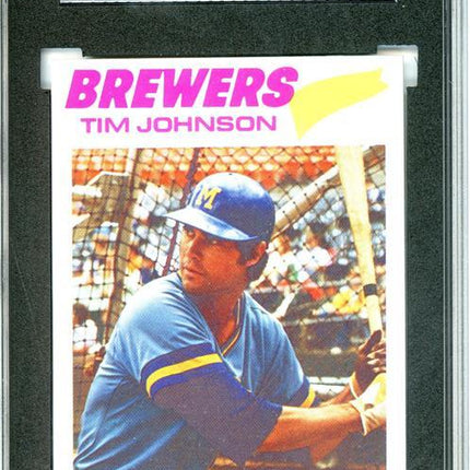 1977 Topps #406 Tim Johnson 9 card progressive proof. 22a