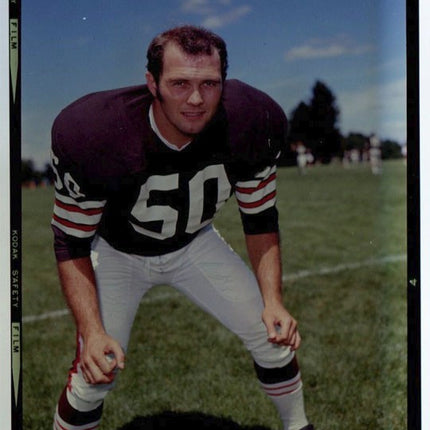 Early 1970's Topps Football Transparency John Garlington Browns T0304