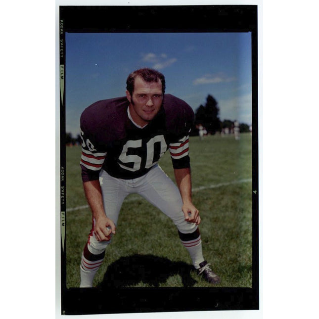 Early 1970's Topps Football Transparency John Garlington Browns T0304