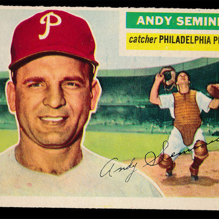 1956 Topps Baseball #296 Andy Seminick (EX+) GB c05948