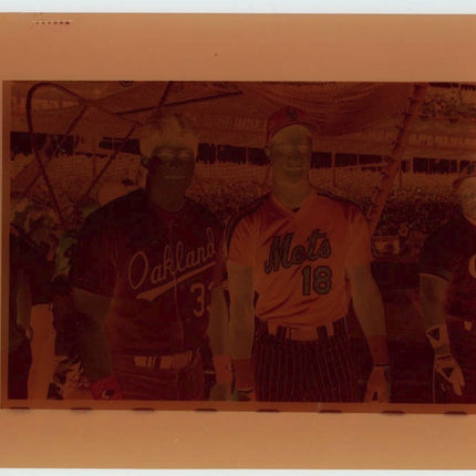 1991 Topps Stadium Baseball Strawberry & Canseco Unused Negative t0024