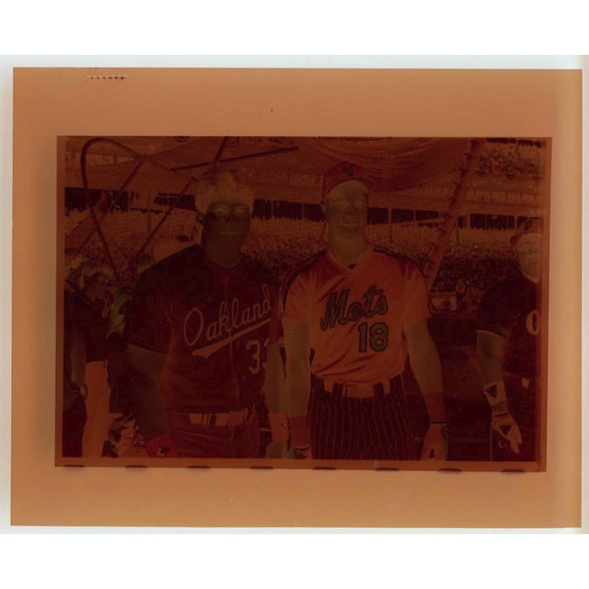 1991 Topps Stadium Baseball Strawberry & Canseco Unused Negative t0024