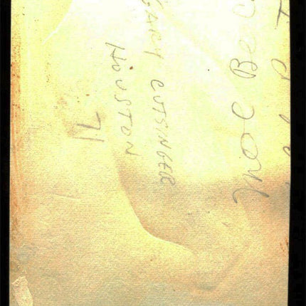 1964 Topps Football Original Artwork #71 Gary Cutsinger Oilers T0182