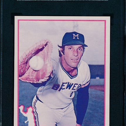 1976 Topps #377 Mike Hegan Progressive Proof set color variation SGC 76TBB62