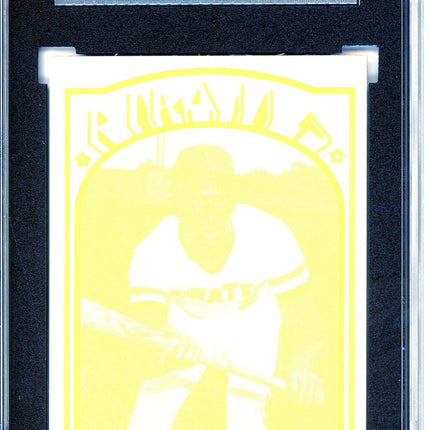 1972 Topps Baseball #502 Jackie Hernandez 7 card progressive proof Graded Set 1A