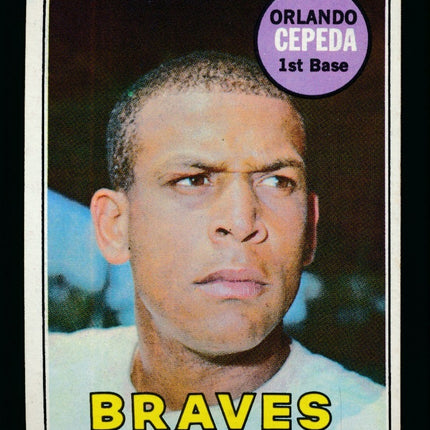 1969 Topps Baseball #385 Orlando Cepeda Exmt c04246