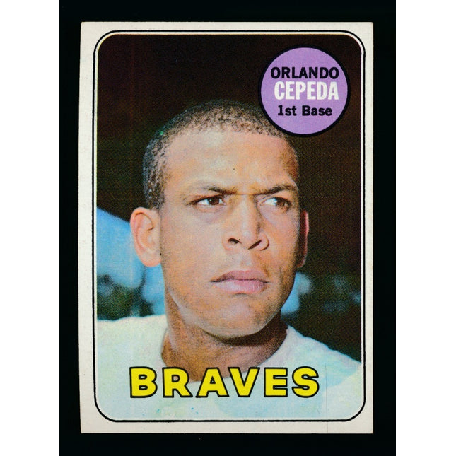 1969 Topps Baseball #385 Orlando Cepeda Exmt c04246