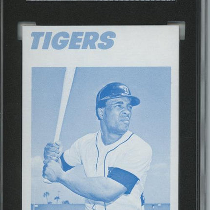 1977 Topps #637 Alex Johnson 9 card progressive proof. 50a