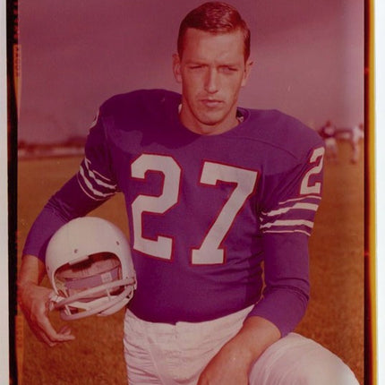 1960's Topps Football Transparency Pete Fisher Bills Draft Pick? T0265