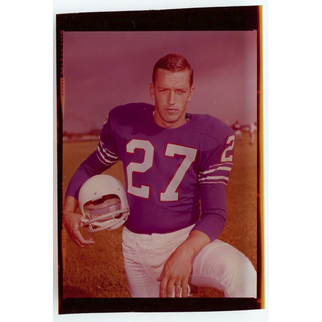 1960's Topps Football Transparency Pete Fisher Bills Draft Pick? T0265