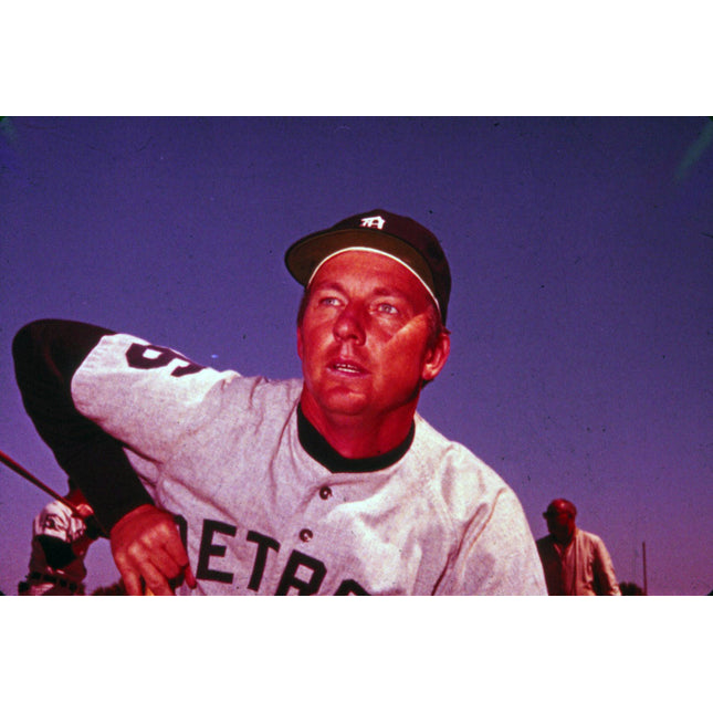 Original AP Press Al Kaline 60's/70's Slide/Transparency Tigers T0414