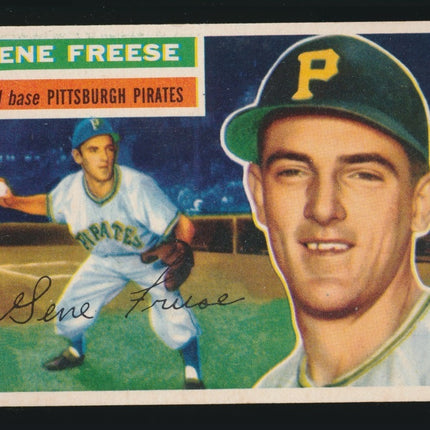 1956 Topps Baseball #46 Gene Freese Grey Back EX++ c05290