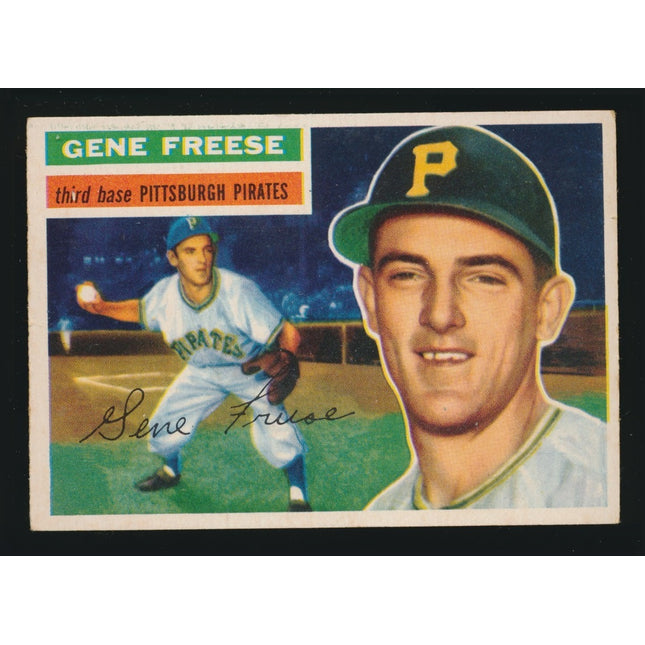 1956 Topps Baseball #46 Gene Freese Grey Back EX++ c05290