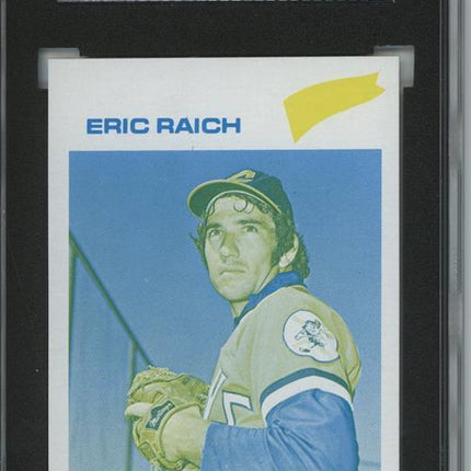 1977 Topps #62 Eric Raich 9 card progressive proof. 62a