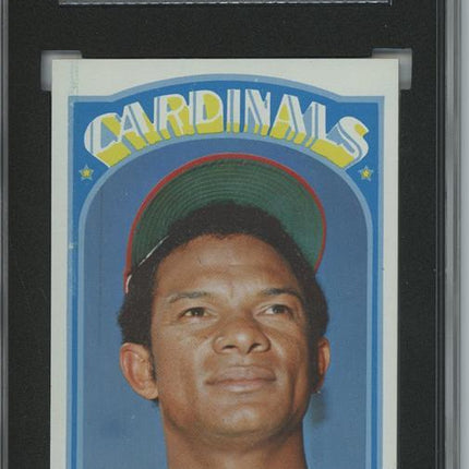1972 Topps #395 Matty Alou 7 card progressive proof. 35a