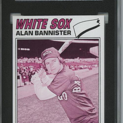 1977 Topps #559 Alan Bannister 9 card progressive proof. 57a