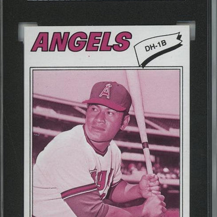 1977 Topps #482 Tony Solaita 9 card progressive proof. 43a